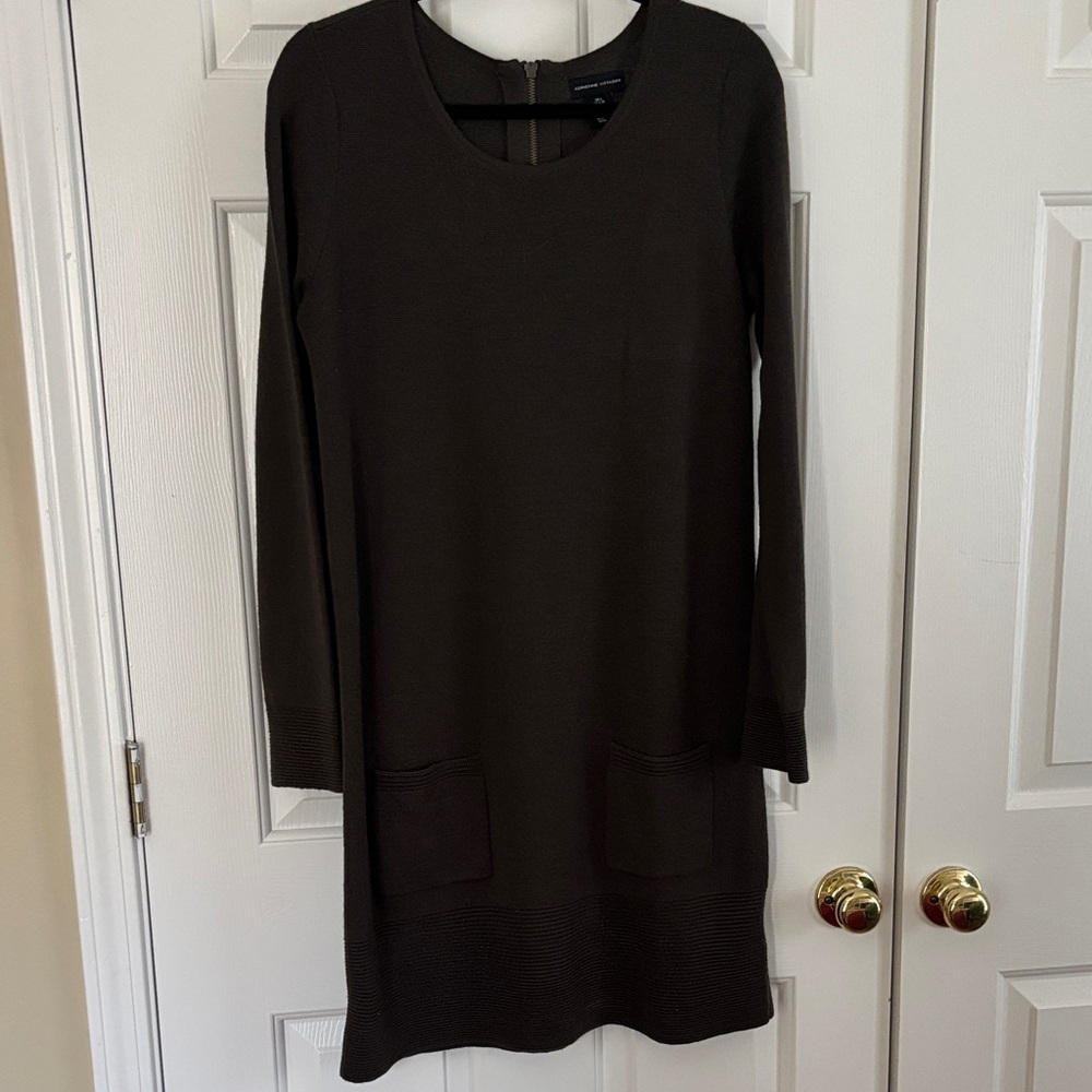 Adrienne Vittadini Dark Olive Dress